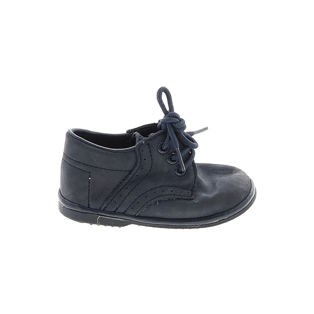 Angel Saddle Shoes Navy Blue/Black Lace Up Tie Dress Size 3